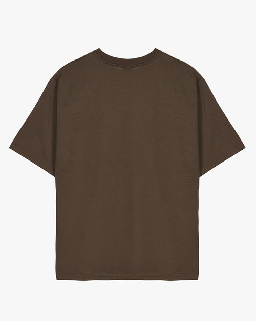 Crop T-Shirt [Brown] LW